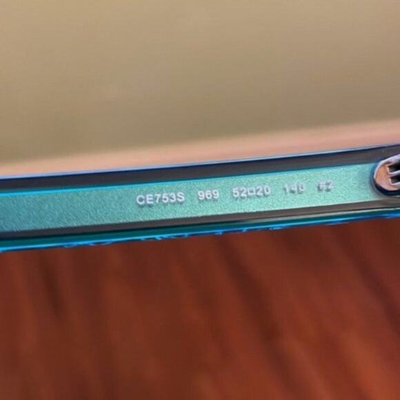 Chloe Willow 52mm Round Sunglasses Blue - Picture 9 of 10